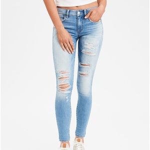 New AE Distressed Denim Jeans